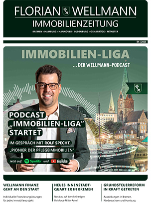 Florian Wellmann Immobilien Zeitung Ausgabe April 2025