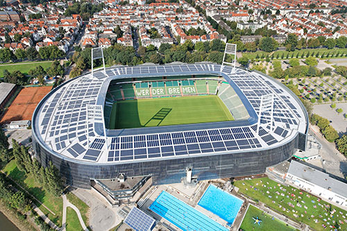 Weserstadion Luftbild
